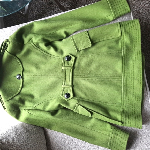 Miss Sixty Green Peacoat - Picture 5 of 7